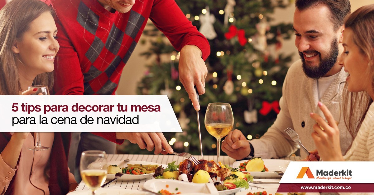 Decora tu mesa para la cena de navidad con estos sencillos trucos
